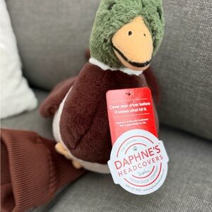 Duck Golf Club Cover - Green and Brown